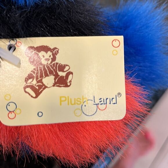 Plush Land Bright Multi Color Stuffed 10” Rooster Animal Toy - Picture 8 of 9